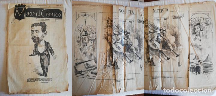 Coleccionismo de revistas y peri&oacute;dicos: PERI&Oacute;DICO MADRID C&Oacute;MICO a&ntilde;o IX, 1889, N&ordm; 358