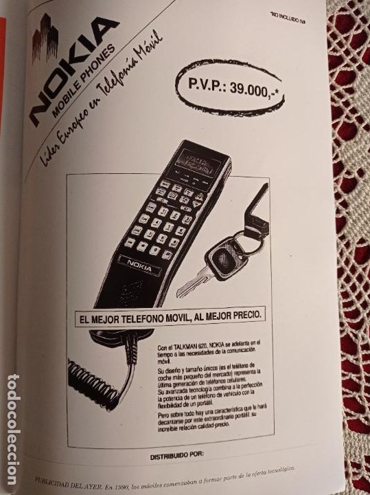 Coleccionismo de Revistas y Peri&oacute;dicos: ANUNCIO NOKIA 1990
