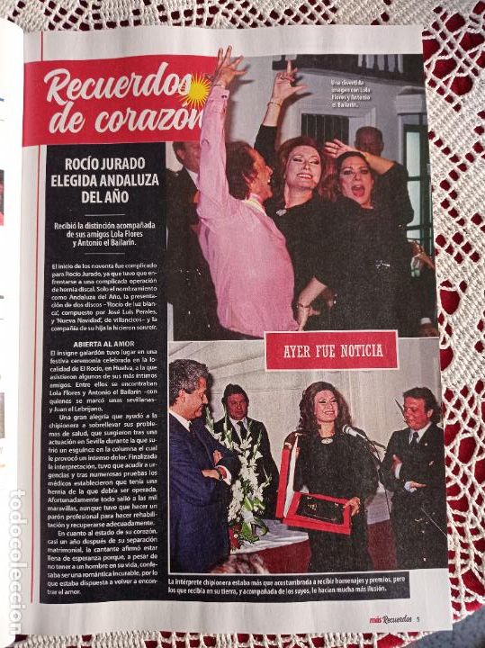 Coleccionismo de Revistas y Peri&oacute;dicos: ROCIO JURADO ANTONIO EL BAILARIN LOLA FLORES