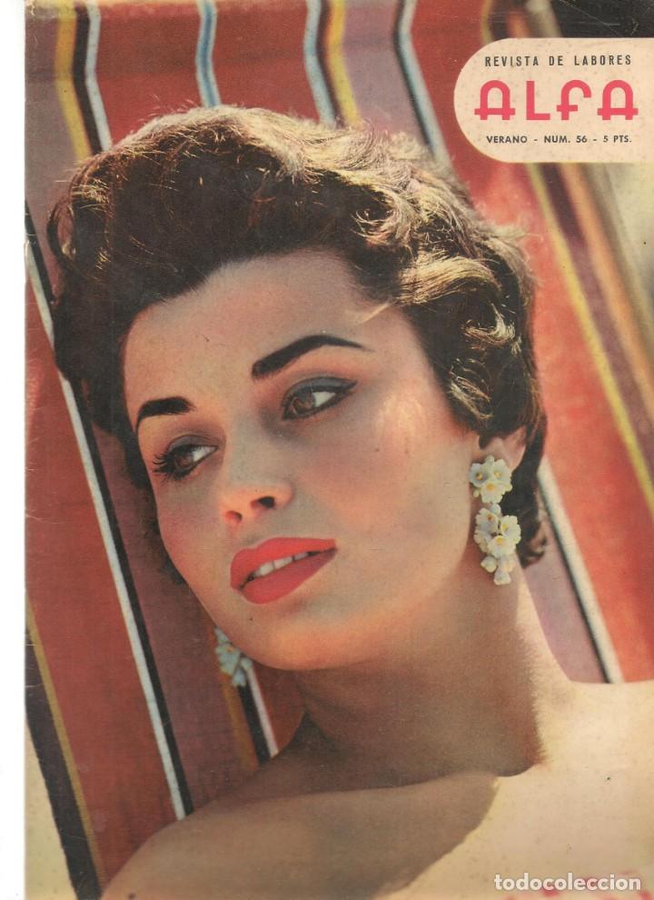 Coleccionismo de Revistas y Peri&oacute;dicos: REVISTA DE LABORES ALFA. N&ordm; 56. VERANO, 1958. CARMEN SEVILLA. (P/B60).