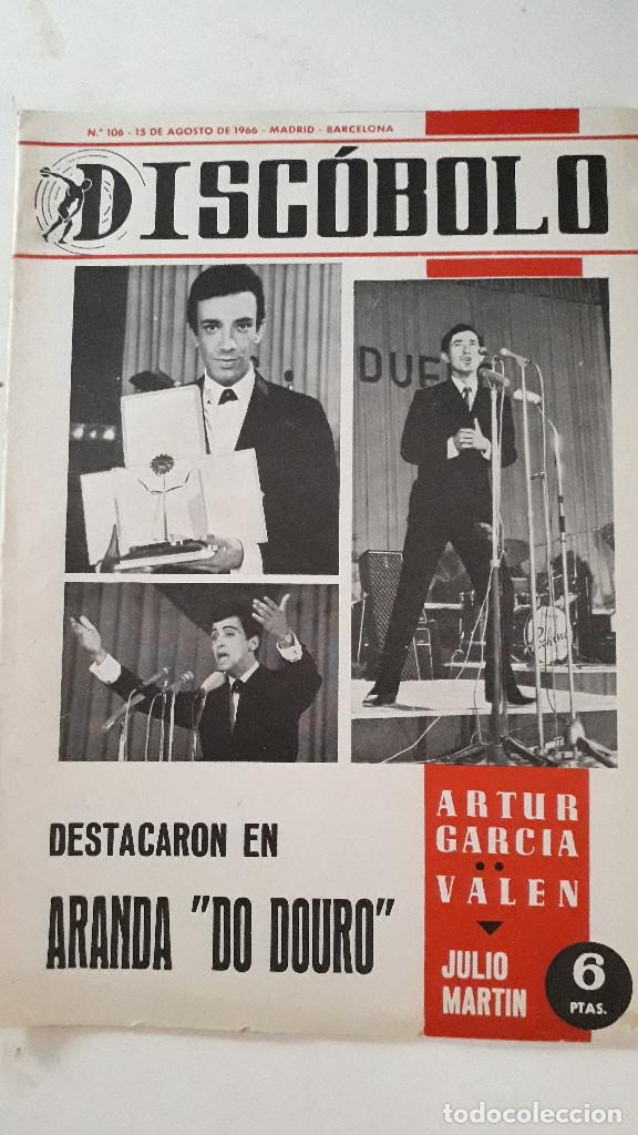 Coleccionismo de Revistas y Peri&oacute;dicos: revista disc&oacute;bolo, n&ordm; 106, 1966