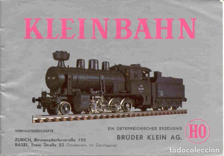 Coleccionismo de revistas y peri&oacute;dicos: cat&agrave;logo KLEINBAHN 1974 Br&uuml;der Klein, Wien - Schweizer Ausgabe - en alem&aacute;n