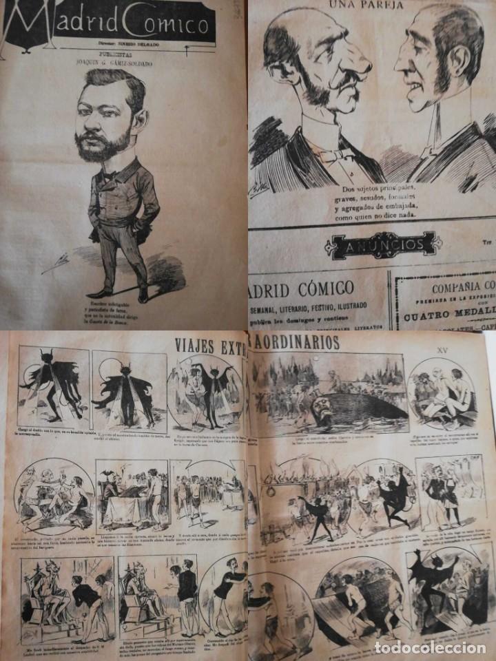 Coleccionismo de revistas y peri&oacute;dicos: PERI&Oacute;DICO MADRID C&Oacute;MICO a&ntilde;o IX, 1889, N&ordm; 321