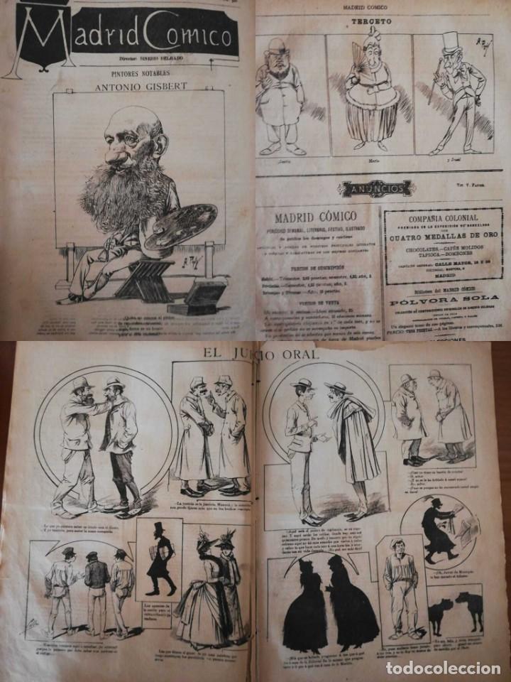Coleccionismo de revistas y peri&oacute;dicos: PERI&Oacute;DICO MADRID C&Oacute;MICO a&ntilde;o IX, 1889, N&ordm; 320