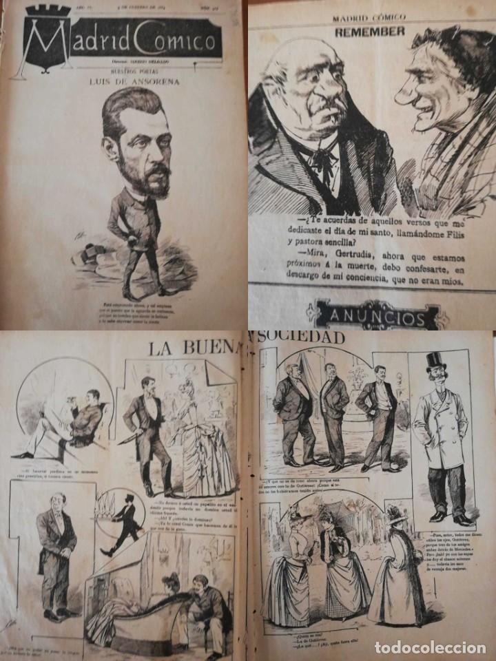 Coleccionismo de revistas y peri&oacute;dicos: PERI&Oacute;DICO MADRID C&Oacute;MICO a&ntilde;o IX, 1889, N&ordm; 312