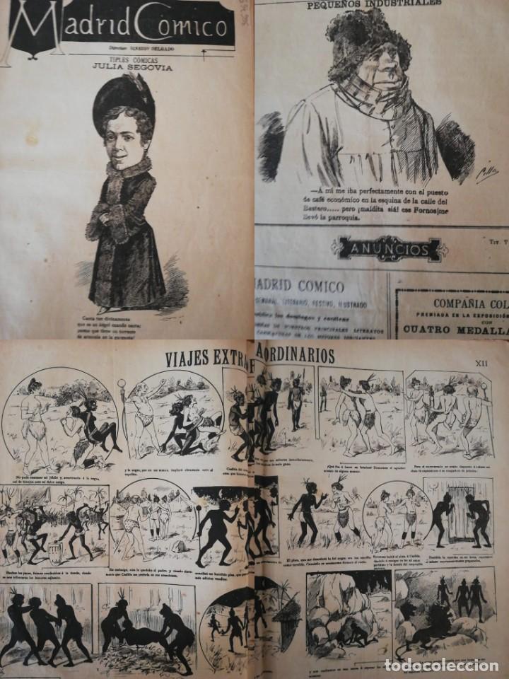 Coleccionismo de revistas y peri&oacute;dicos: PERI&Oacute;DICO MADRID C&Oacute;MICO a&ntilde;o IX, 1889, N&ordm; 310