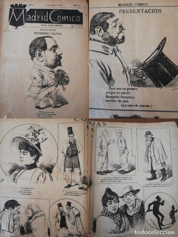 Coleccionismo de revistas y peri&oacute;dicos: PERI&Oacute;DICO MADRID C&Oacute;MICO a&ntilde;o IX, 1889, N&ordm; 309