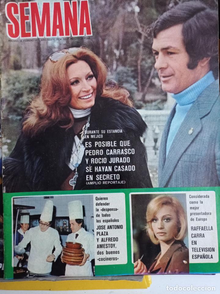 Coleccionismo de Revistas y Peri&oacute;dicos: portada de rocio jurado pedro carrasco raffaella carra