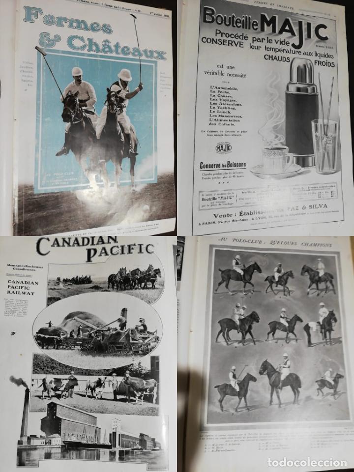 Sammeln von Zeitschriften und Zeitungen: Revista / Magazine FERMES & CHATEAUX AN&Eacute;E 5