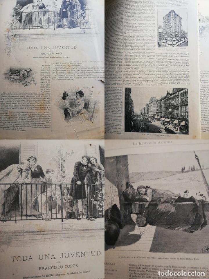 Collezionismo di Riviste e Giornali: Art&iacute;culo de revista: Toda una juventud, relato de Francisco Cop&eacute;e con grabados de Huyot 1890
