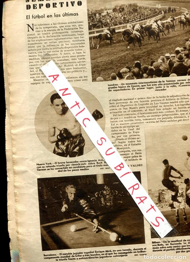 Coleccionismo de revistas y peri&oacute;dicos: REVISTA A&Ntilde;O 1931 IGNACIO ARA BILLAR ENRIQUE MIRO RICARDO DE ORUETA ANDRES NIN JOAQUIN MAURIN ANARQUI