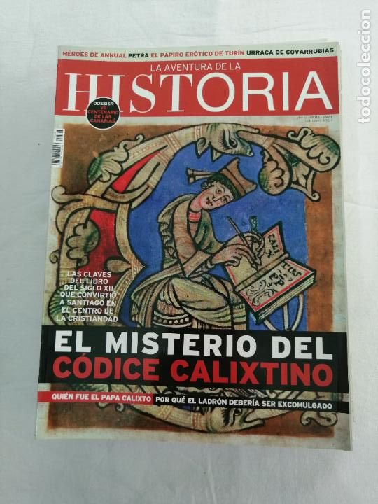 Colecionismo de Revistas e Jornais: LA AVENTURA DE LA HISTORIA 166. EL MISTERIO DEL C&Oacute;DICE CALIXTINO, H&Eacute;ROES DE ANNUAL.