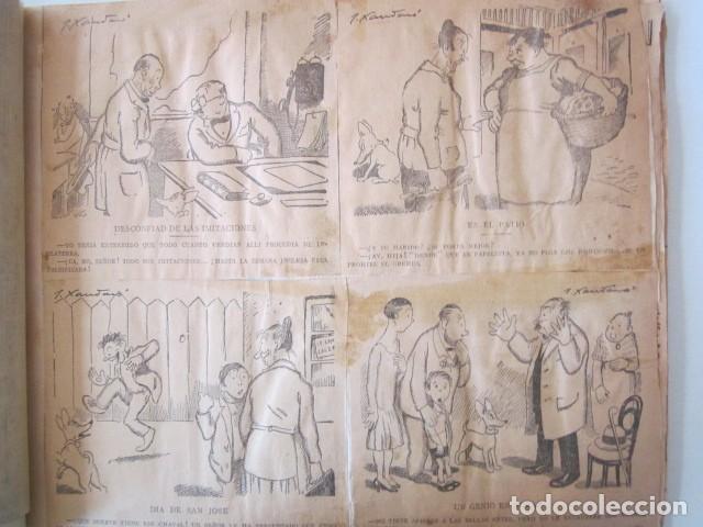 Coleccionismo de Revistas y Peri&oacute;dicos: ALBUM CON RECORTES DE PERIODICOS CON CHISTES DE XAUDAR&Oacute; A&Ntilde;OS 20