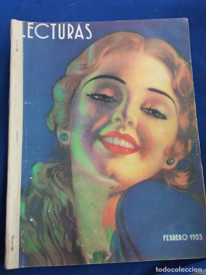 Coleccionismo de Revistas y Peri&oacute;dicos: REVISTA LECTURAS FEBRERO 1933 - A&Ntilde;O XIII - N&ordm; 141