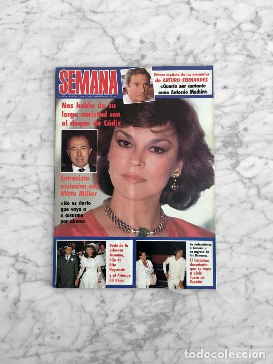 Coleccionismo de Revistas y Peri&oacute;dicos: SEMANA - 1985 - DEMIS ROUSSOS, ESTEFANIA, MIRTA MILLER, AL CORLEY, CAROLINA, SANDRA SUTHERLAND