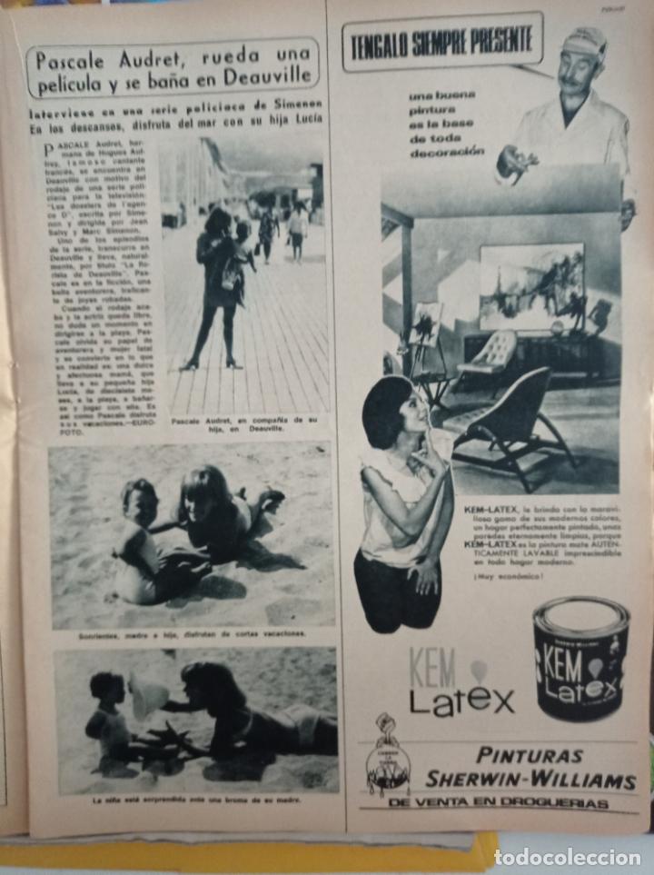Collection Magazines and Newspapers: 1966 PASCALE AUDRET PINTURA KEM LATEX