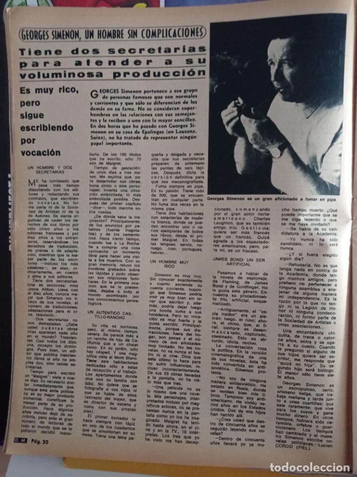 Collection Magazines and Newspapers: 1966 GEORGES SIMENON
