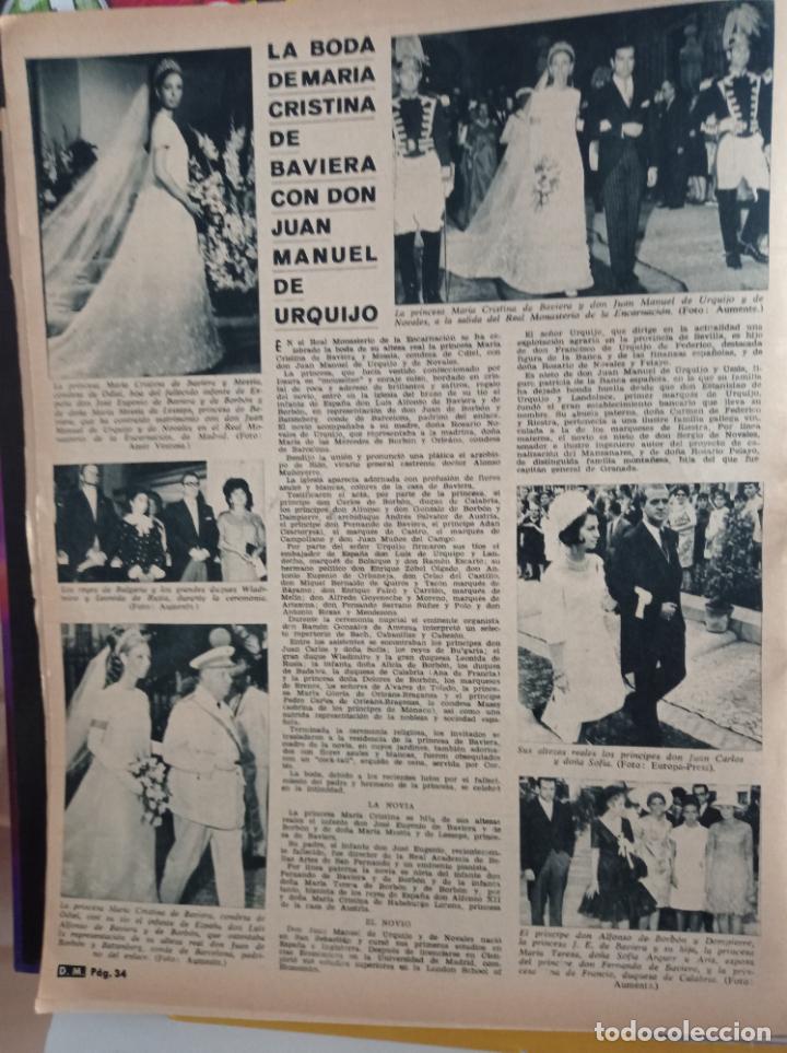 Collectionnisme de Revues et Journaux: 1966 MARIA CIRSTINA DE BAVIERA JUAN MANUEL DE URQUIJO