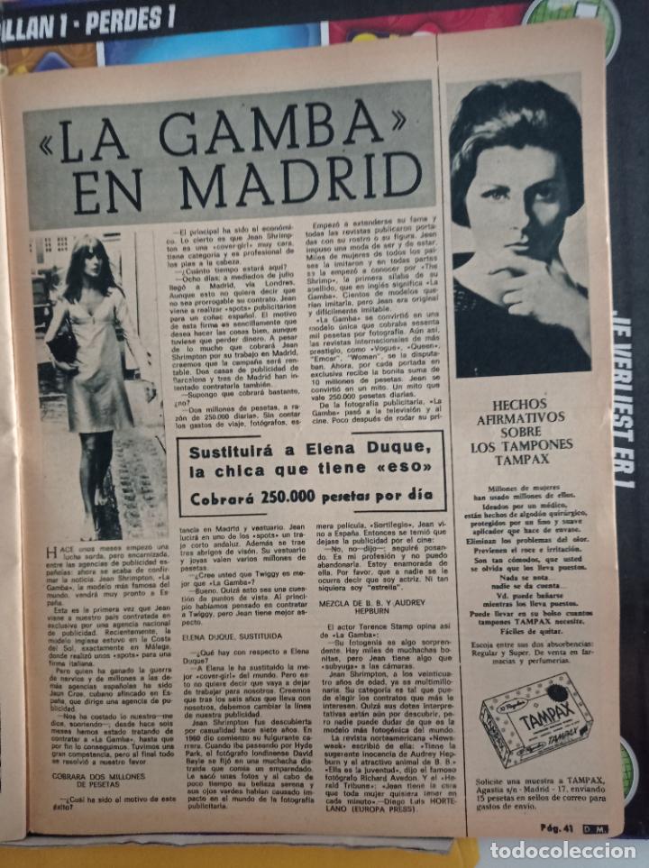 Collectionnisme de Revues et Journaux: 1966 JEAN SHRIMPTON ANUNCIO TAMPAX