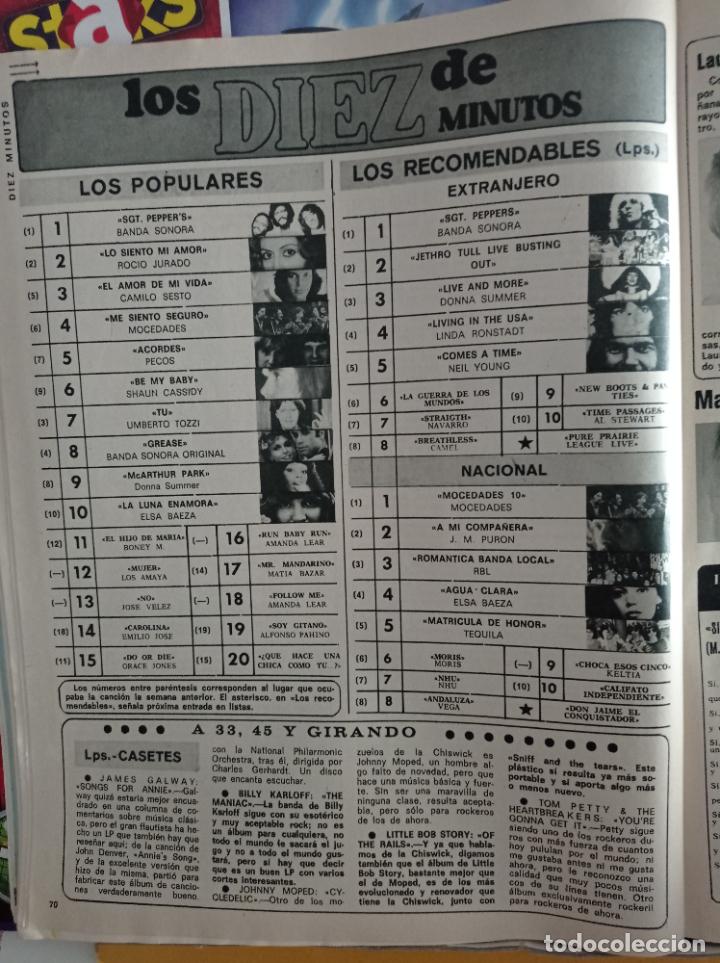 Coleccionismo de Revistas y Peri&oacute;dicos: ESCALA DE EXITOS CAMILO SESTO ROCIO JURADO BEE GEES