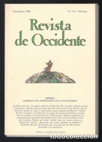 Coleccionismo de Revistas y Peri&oacute;dicos: OPERA. Art&iacute;culos de Alfredo Aracil, Miguel Verd&uacute;, Luis Carandell, etc. Con recortable