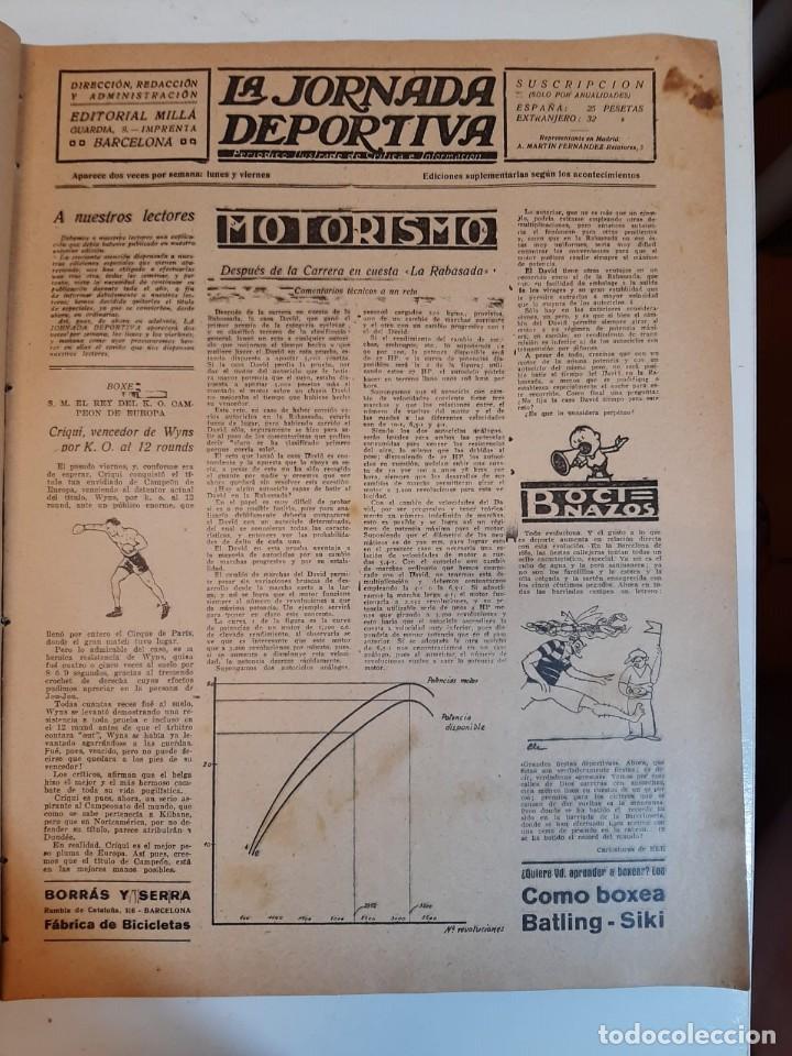 Collezionismo di Riviste e Giornali: 1922 &rdquo;LA JORNADA DEPORTIVA&rdquo; N&ordm; 42 Peri&oacute;dico Ilustrado de Cr&iacute;tica e Informaci&oacute;n Barcelona 10 Julio