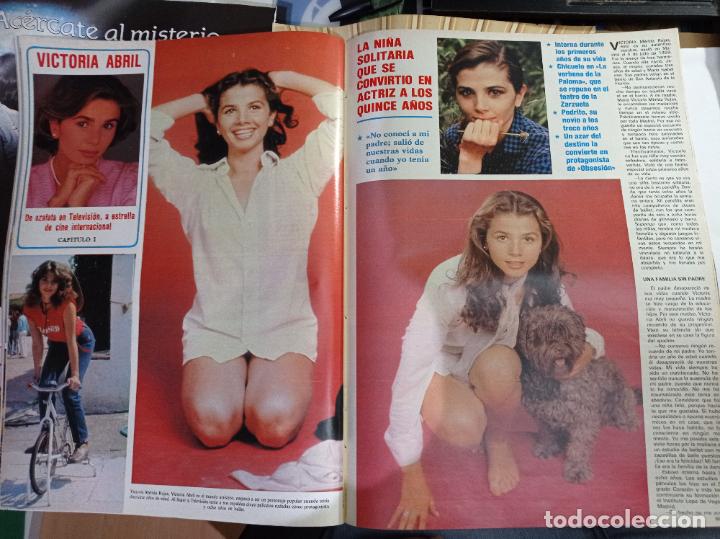 Coleccionismo de revistas y peri&oacute;dicos: victoria abril