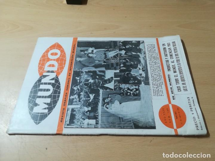 Coleccionismo de Revistas y Peri&oacute;dicos: MUNDO REVISTA GRAFICA SEMANAL INFORMACION MUNDIAL / 1078 / 1961 / AH54