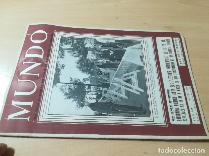 Coleccionismo de Revistas y Peri&oacute;dicos: MUNDO REVISTA GRAFICA SEMANAL INFORMACION MUNDIAL / 1066 / 1960 / AH54