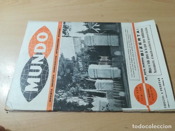 Coleccionismo de Revistas y Peri&oacute;dicos: MUNDO REVISTA GRAFICA SEMANAL INFORMACION MUNDIAL / 1108 / 1961 / AH54