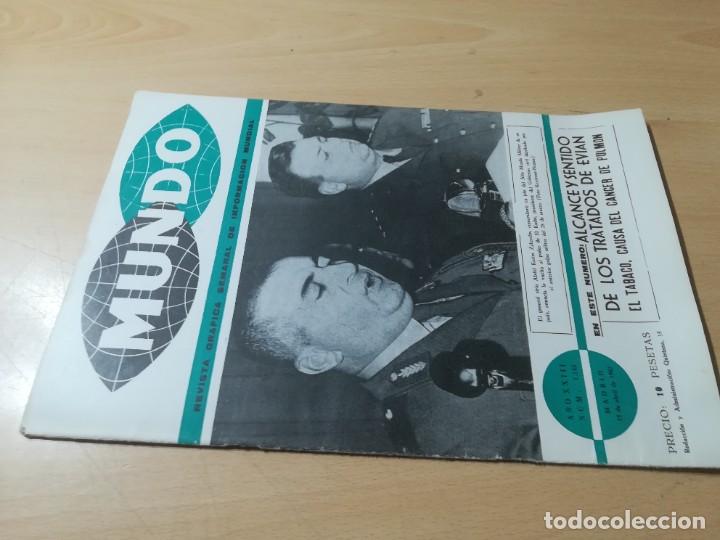 Coleccionismo de Revistas y Peri&oacute;dicos: MUNDO REVISTA GRAFICA SEMANAL INFORMACION MUNDIAL / 1145 / 1962 / AH54