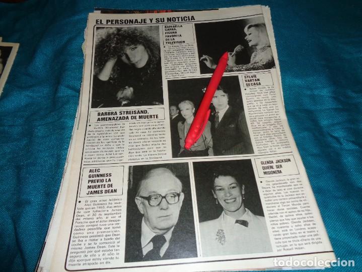 Coleccionismo de Revistas y Peri&oacute;dicos: RECORTE : RAFFAELLA CARR&Aacute;, FAVORITA DE TV. BARBRA STREISAND. SEMANA, MAYO 1984(#)