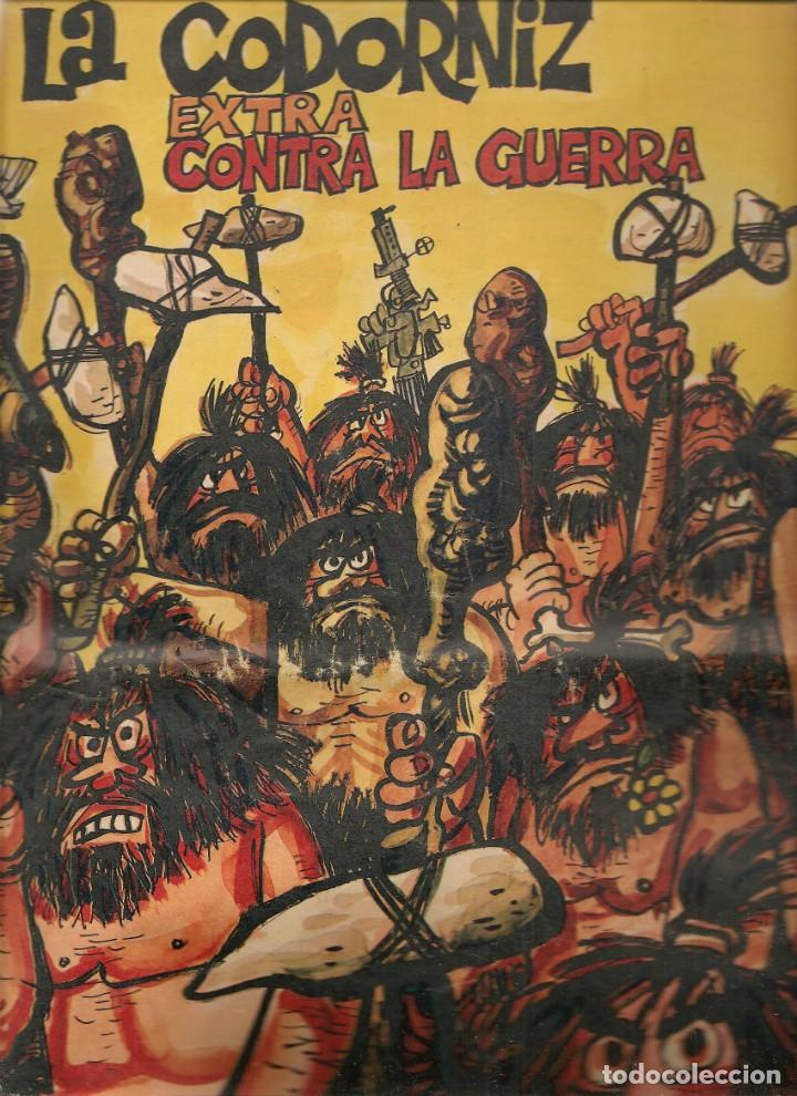 Coleccionismo de Revistas y Peri&oacute;dicos: LA CODORNIZ. N&ordm; 1518. EXTRA CONTRA LA GUERRA. 20 DICIEMBRE 1970. (C/A55)