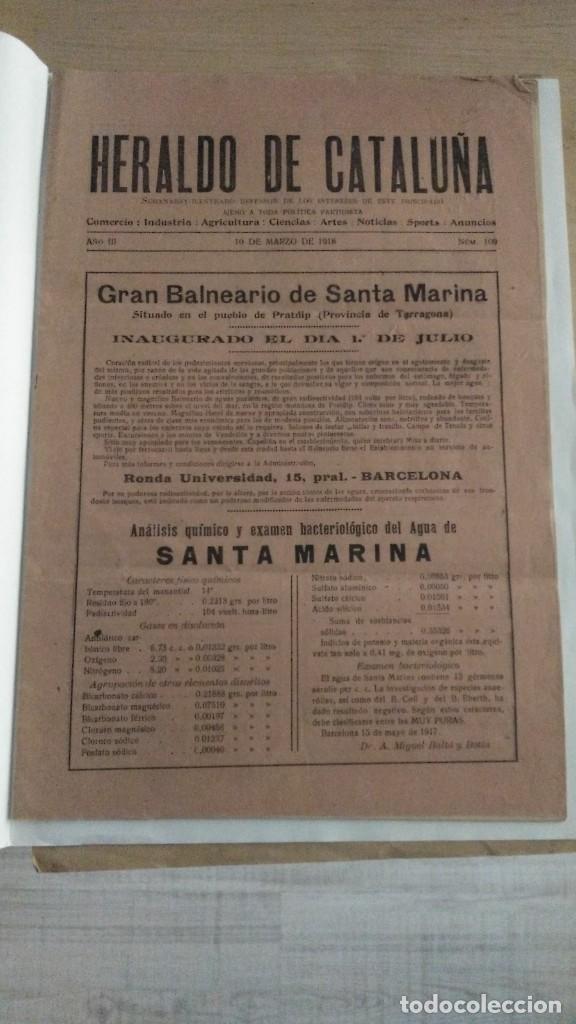 Collezionismo di Riviste e Giornali: Heraldo de Catalu&ntilde;a (1918)
