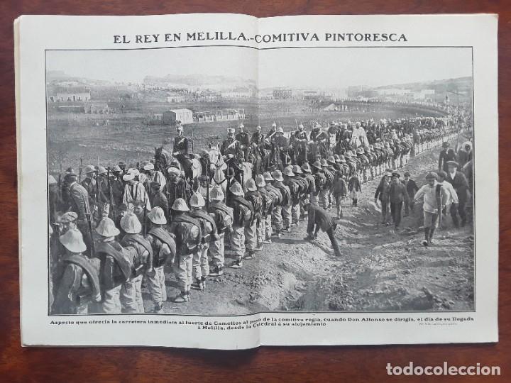 Collection Magazines and Newspapers: VIAJE ALFONSO XIII MELILLA TROPAS MORAS ALFONSO XIII VISITA EXPOSICION PINTOR EMILIO SALAS A&Ntilde;O 1911