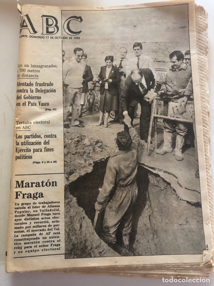 Collection Magazines and Newspapers: PERI&Oacute;DICO ABC 17 OCTUBRE 1987. ATENTADO ETA