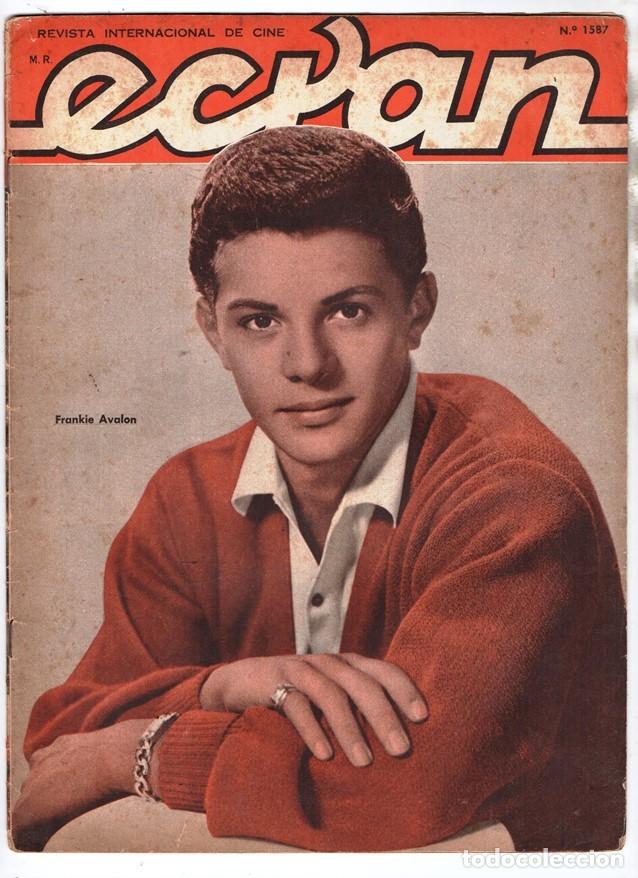 Coleccionismo de Revistas y Peri&oacute;dicos: 1961 ECRAN # 1587 FRANKIE AVALON MARISOL GREGORY PECK SOPHIA LOREN STEVE LAWRENCE BRIGITE BARDOT