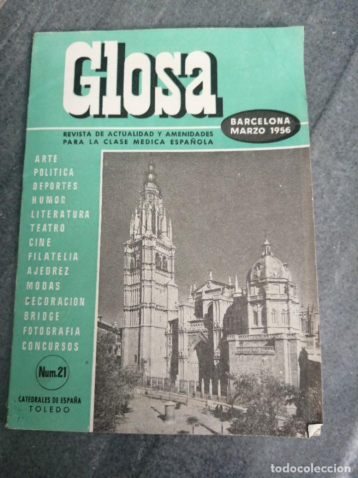 Collection Magazines and Newspapers: Revista GLOSA m&eacute;dicos medicina medicamento N&deg; 21 a&ntilde;o 1956