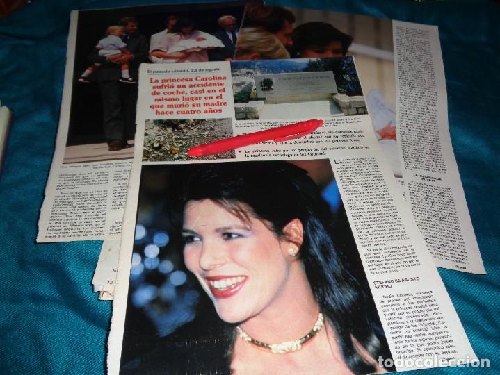 Sammeln von Zeitschriften und Zeitungen: RECORTE : CAROLINA DE MONACO, ACCIDENTE DE COCHE. SEMANA, SPTMBRE 1986(#)