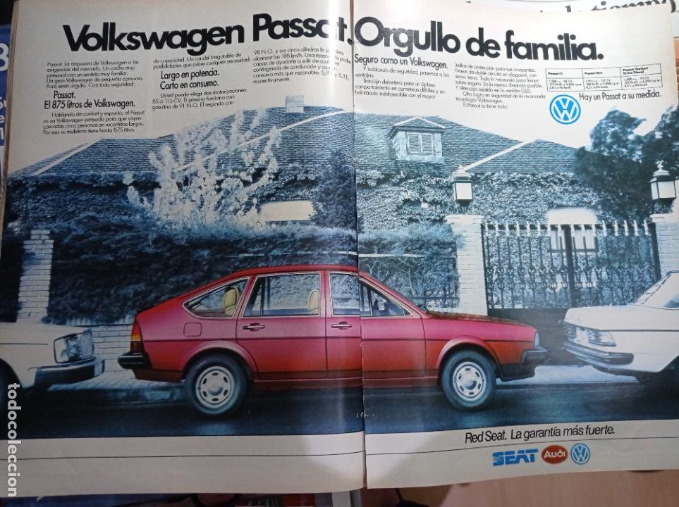 Coleccionismo de Revistas y Peri&oacute;dicos: anuncio seat volkswagen 83 passat