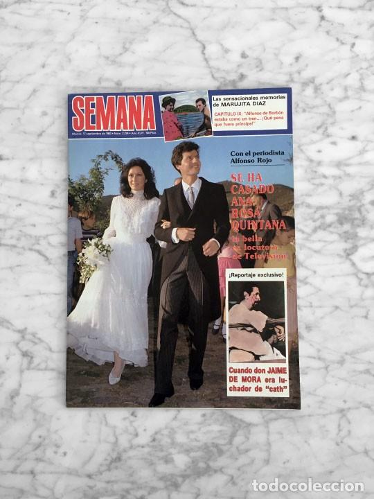 Coleccionismo de Revistas y Peri&oacute;dicos: SEMANA - 1983 - JULIO IGLESIAS, ROBERTO ROSSELLINI, JAIME DE MORA, ANTHONY PERKINS, MIGUEL BOSE