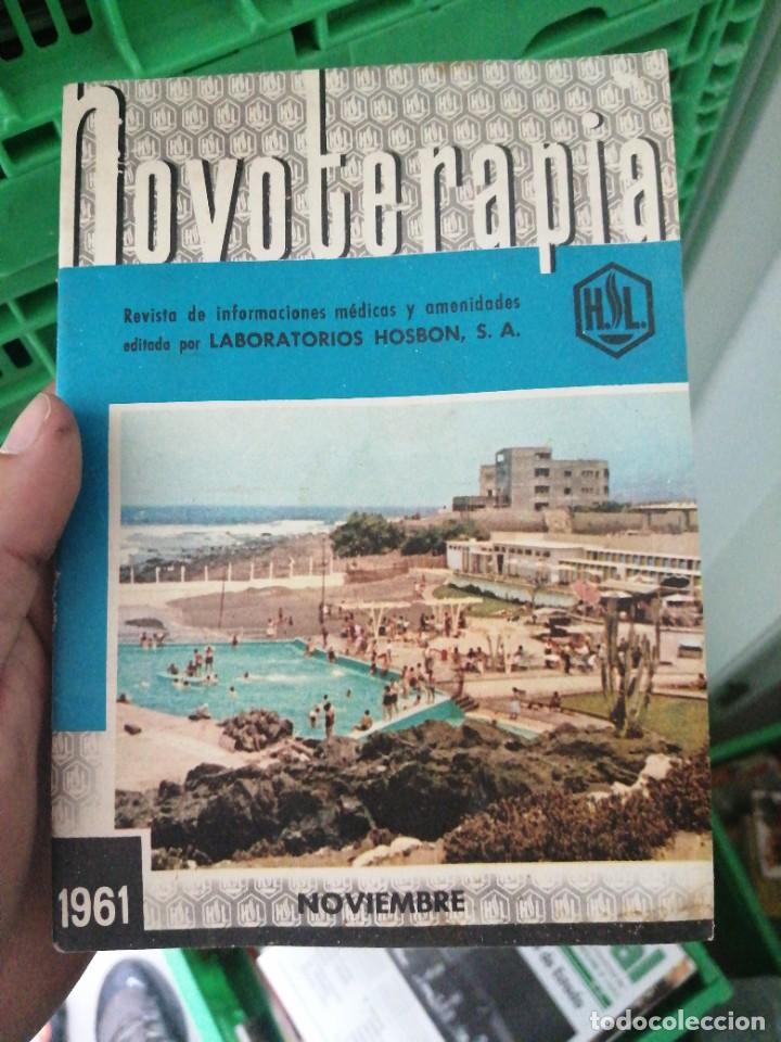 Coleccionismo de revistas y peri&oacute;dicos: Revista NOVOTERAPIA medicina LABORATORIO HOSBON a&ntilde;o 1961