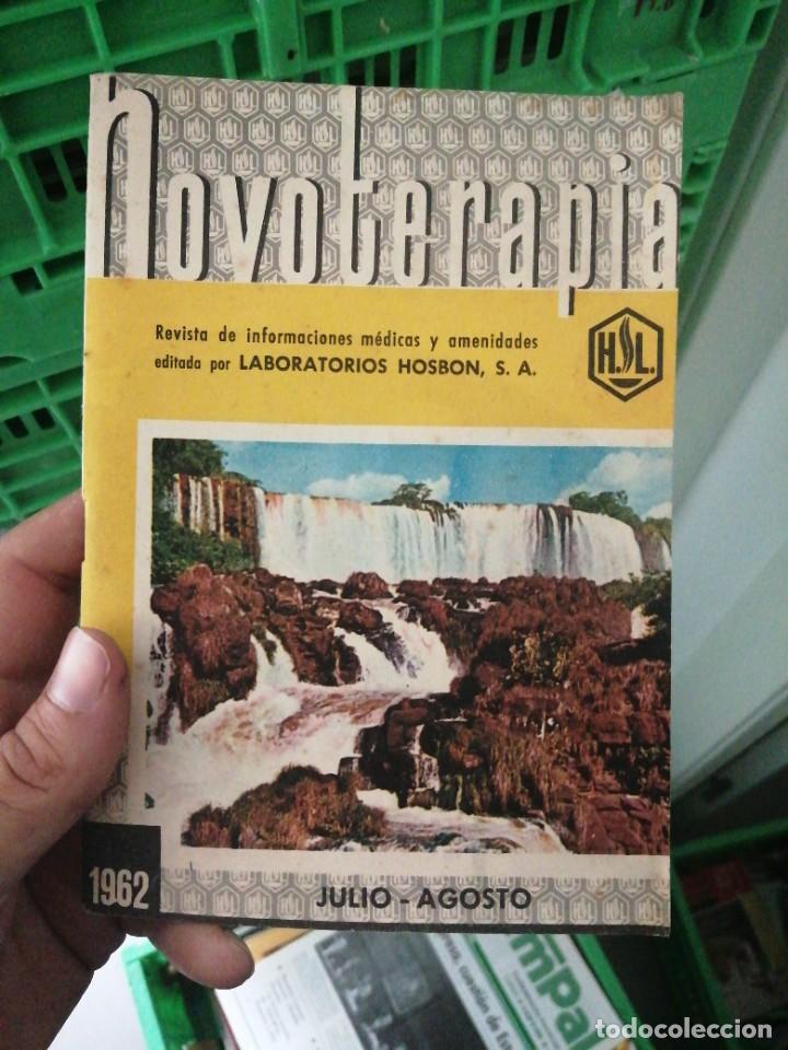 Coleccionismo de revistas y peri&oacute;dicos: Revista NOVOTERAPIA medicina m&eacute;dico LABORATORIO HOSBON a&ntilde;o 1962