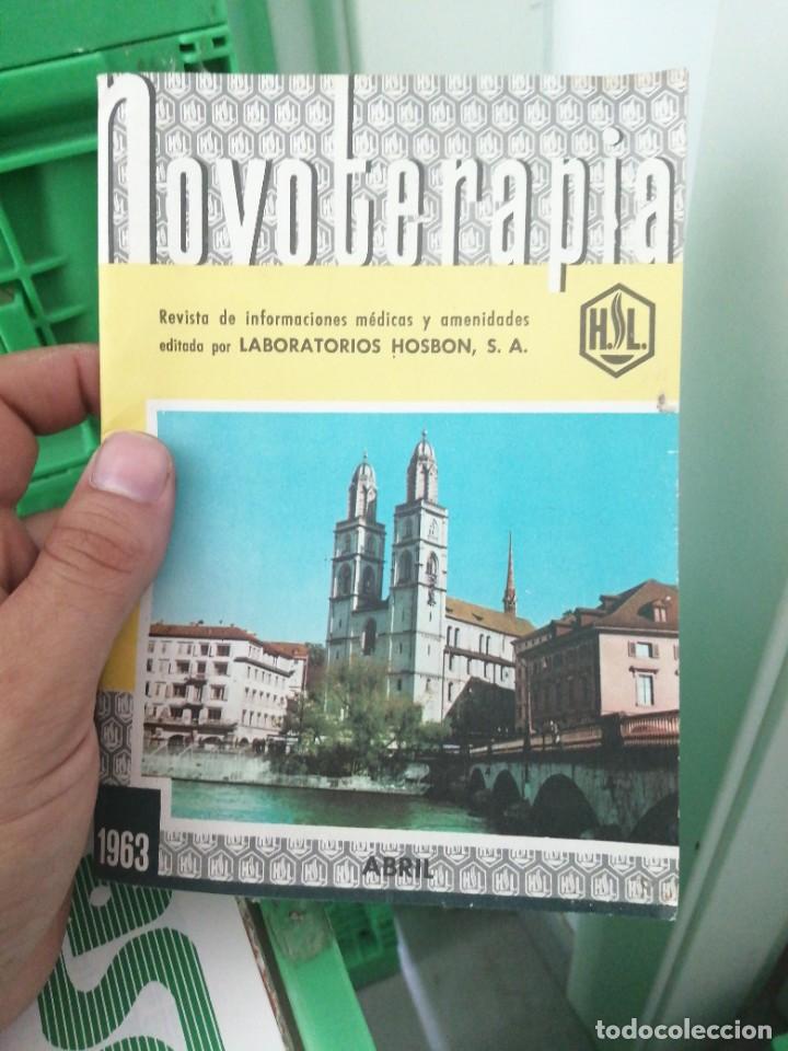 Coleccionismo de revistas y peri&oacute;dicos: Revista NOVOTERAPIA medicina m&eacute;dico LABORATORIO HOSBON a&ntilde;o 1963