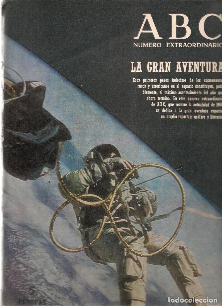Coleccionismo de Revistas y Peri&oacute;dicos: ABC. N&Uacute;MERO EXTRAORDINARIO A&Ntilde;O 1965. REAL MADRID &uml;YE - Y&Eacute;&uml;. (B/1)