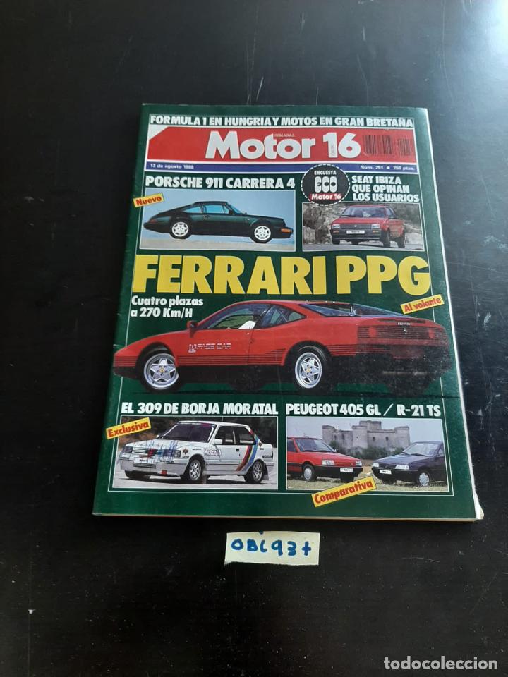 Coleccionismo de Revistas y Peri&oacute;dicos: Motor 16