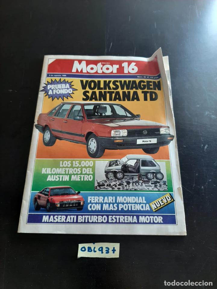Coleccionismo de Revistas y Peri&oacute;dicos: Motor 16