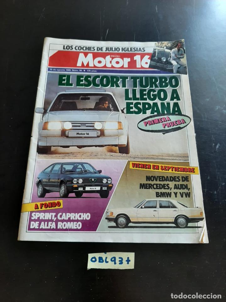 Coleccionismo de Revistas y Peri&oacute;dicos: Motor 16