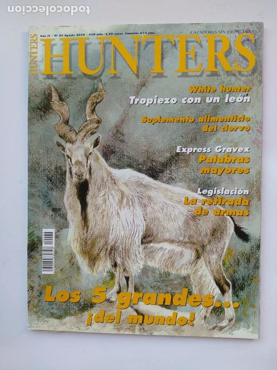 Collezionismo di Riviste e Giornali: REVISTA HUNTERS N&ordm; 40. A&Ntilde;O IV. AGOSTO 2000. TDKC112