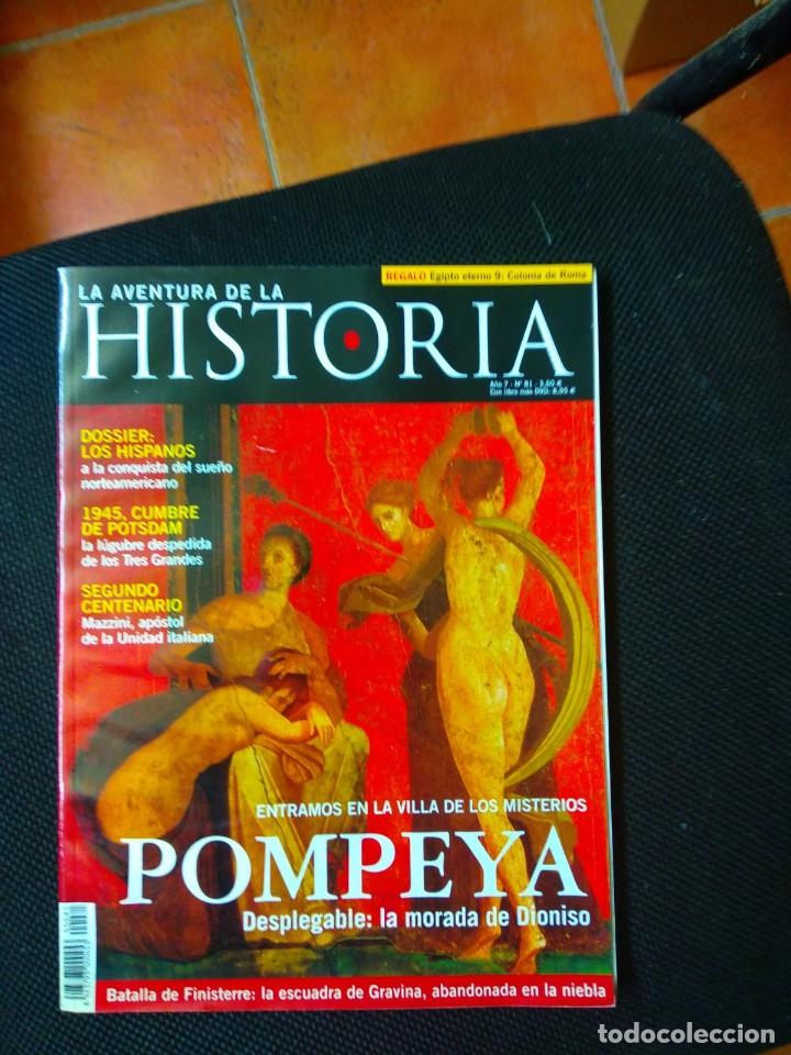Coleccionismo de revistas y peri&oacute;dicos: LA AVENTURA DE LA HISTORIA N&ordm; 81- POMPEYA